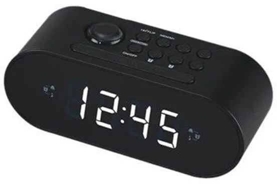 DENVER CRP-717 - klokkeradio - FM - Svart